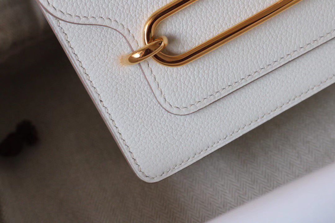 에르메스 룰리스18 나타 화이트 금장 에버컬러